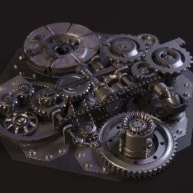 3D model Mechanism_Animation